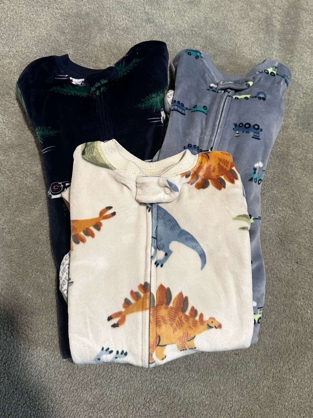 3 12M DreamPlush 1-piece Jammies
